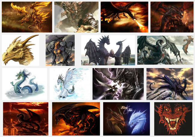 google-search-dragons